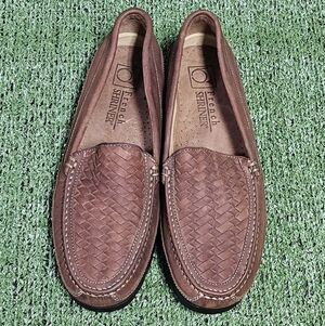 FRENCH SHRINER | GARTH WOVEN LEATHER LOAFERS